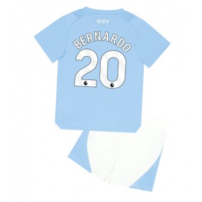 Maillot de foot Manchester City Bernardo Silva #20 Domicile enfant 2023-24 Manches Courte (+ pantalon court)